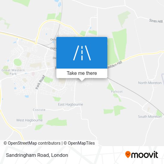 Sandringham Road map