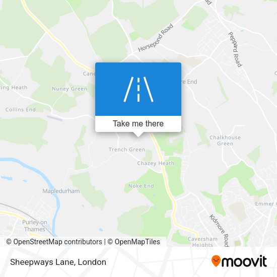 Sheepways Lane map