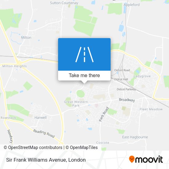 Sir Frank Williams Avenue map