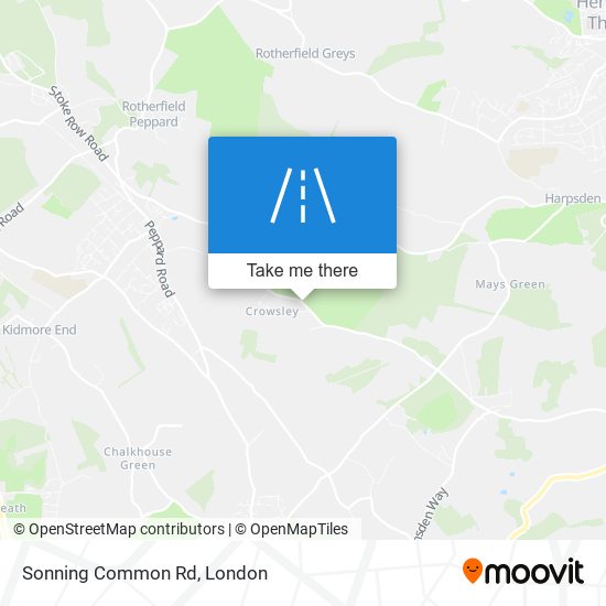 Sonning Common Rd map