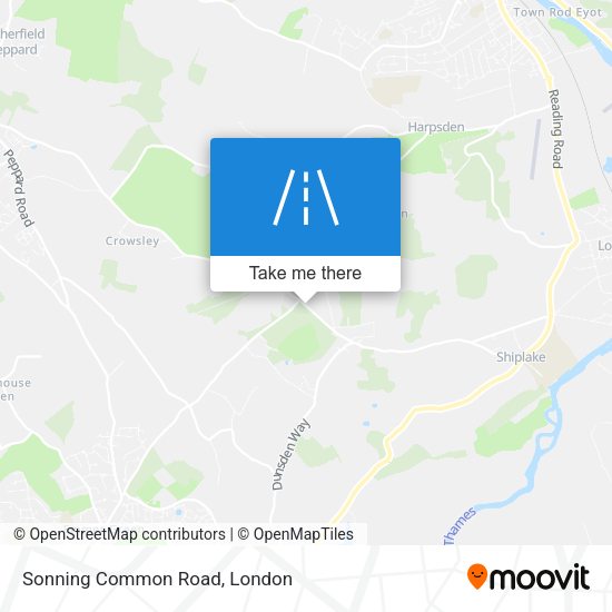Sonning Common Road map