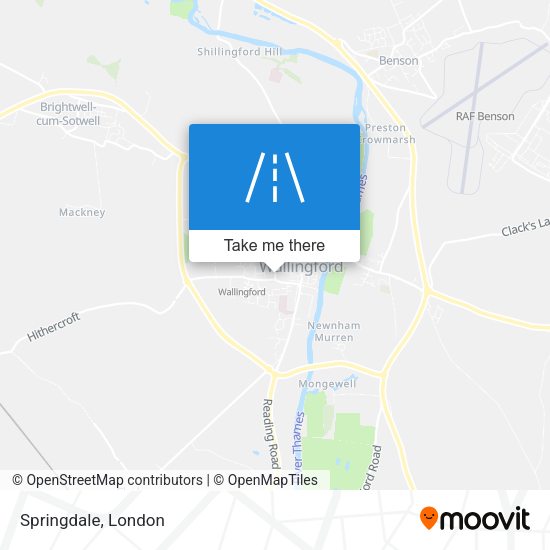 Springdale map