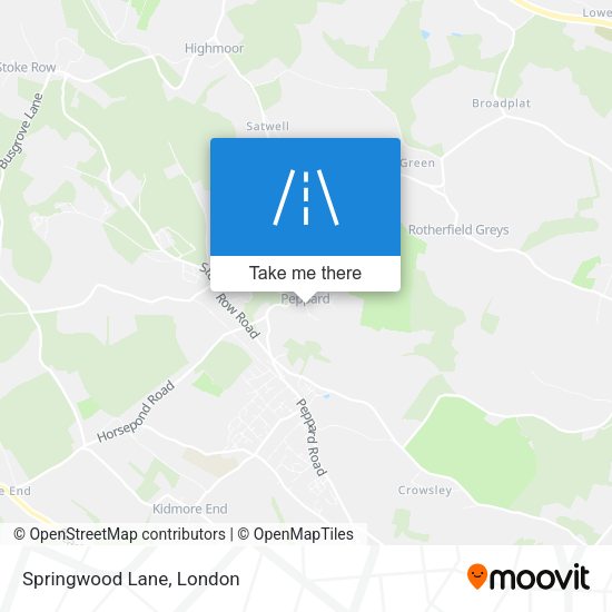 Springwood Lane map