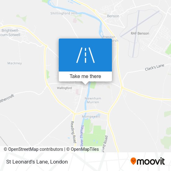 St Leonard's Lane map