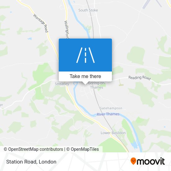 Station Road map