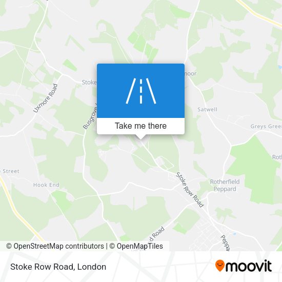 Stoke Row Road map
