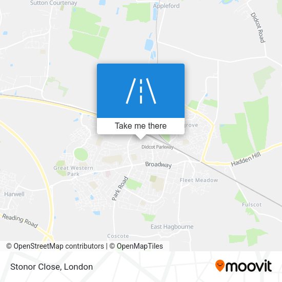 Stonor Close map