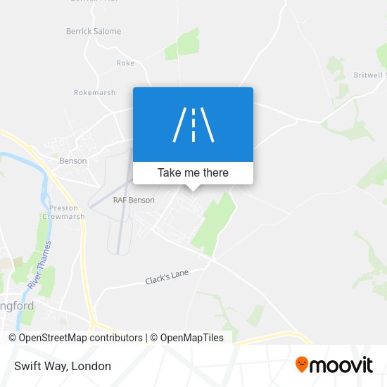 Swift Way map