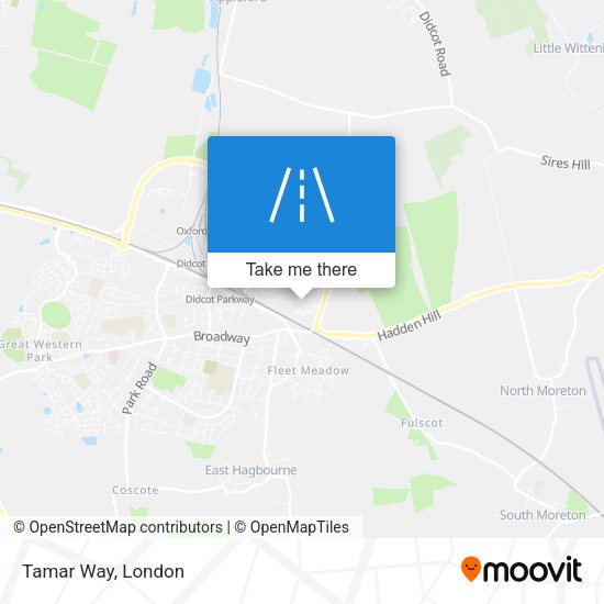 Tamar Way map