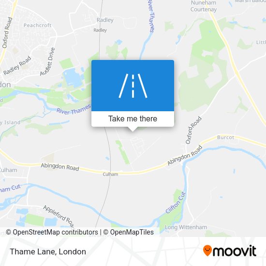 Thame Lane map