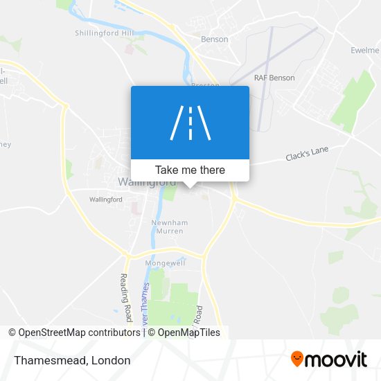 Thamesmead map