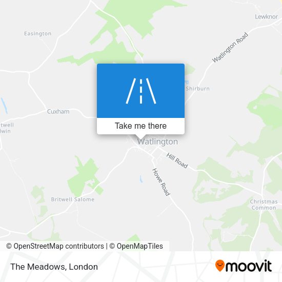 The Meadows map