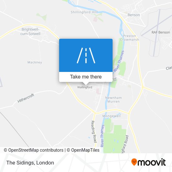 The Sidings map