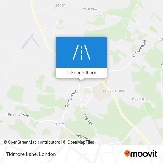 Tidmore Lane map