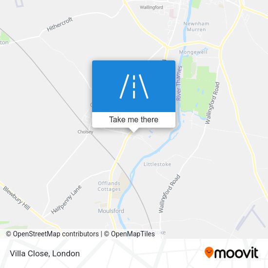 Villa Close map