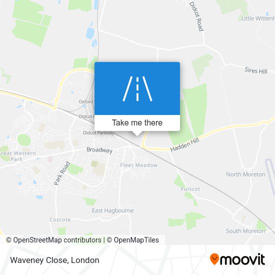 Waveney Close map