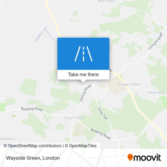 Wayside Green map