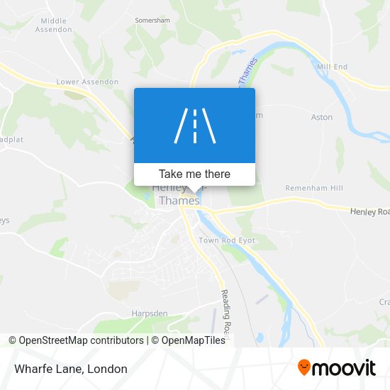 Wharfe Lane map