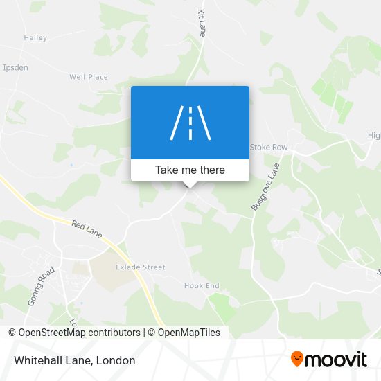 Whitehall Lane map