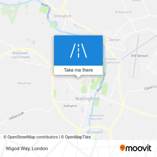 Wigod Way map
