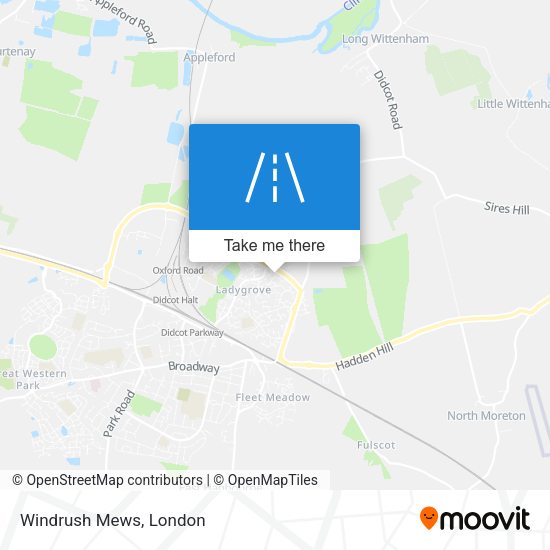 Windrush Mews map