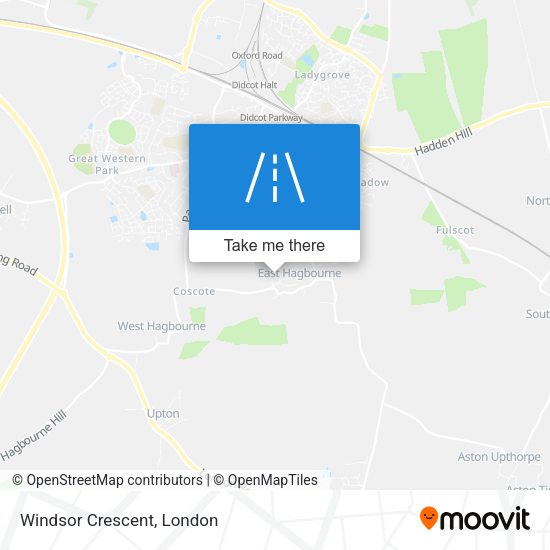 Windsor Crescent map