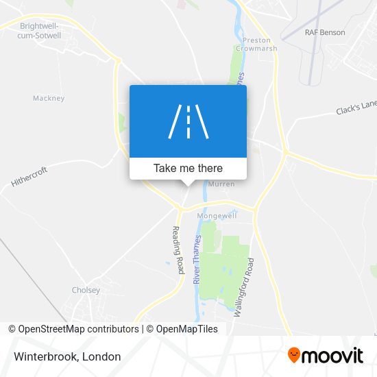 Winterbrook map