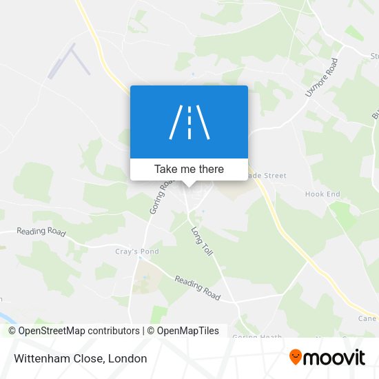 Wittenham Close map