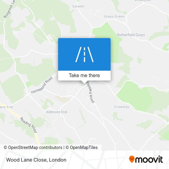 Wood Lane Close map