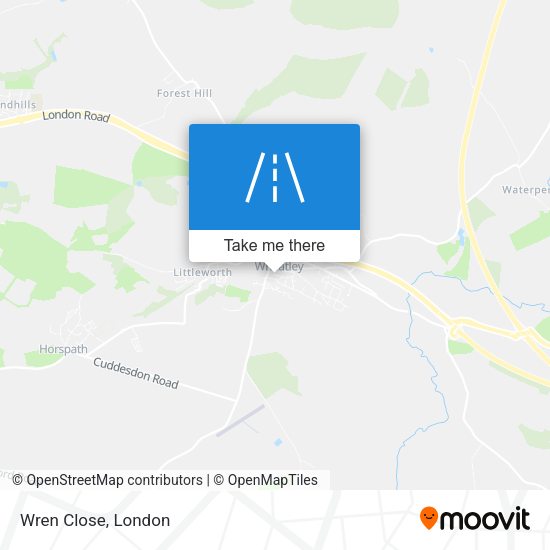 Wren Close map