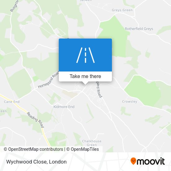 Wychwood Close map