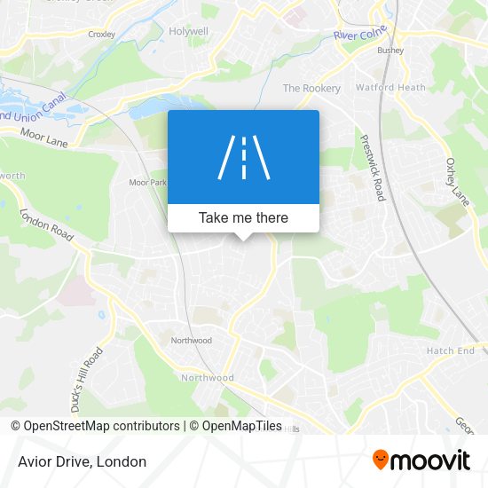 Avior Drive map