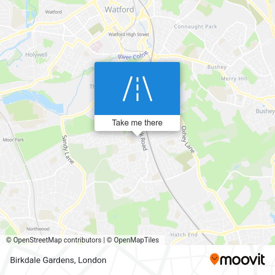 Birkdale Gardens map