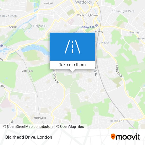 Blairhead Drive map