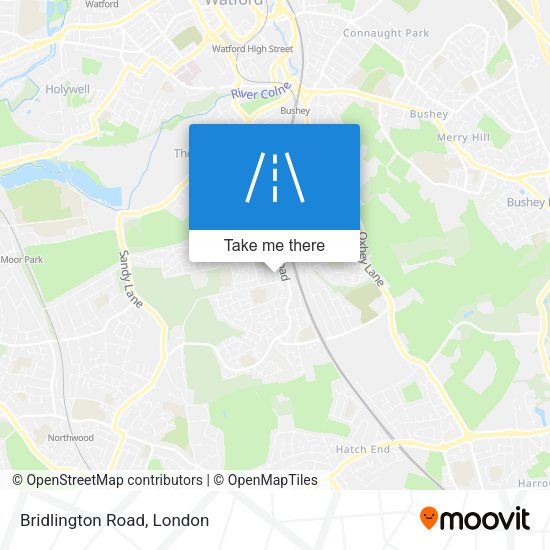 Bridlington Road map