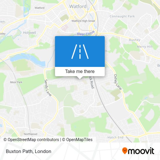 Buxton Path map