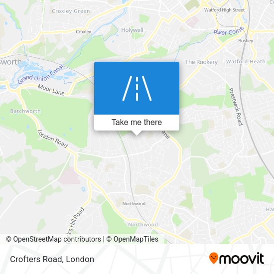 Crofters Road map