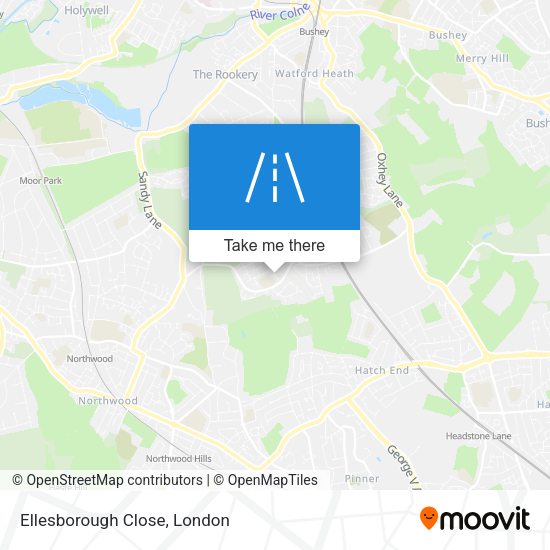 Ellesborough Close map