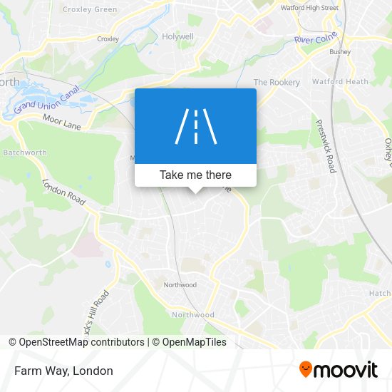Farm Way map
