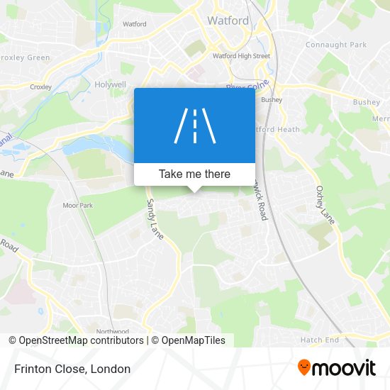 Frinton Close map