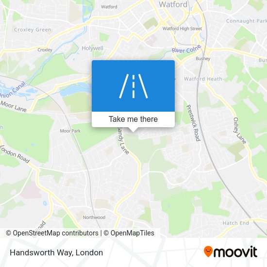Handsworth Way map