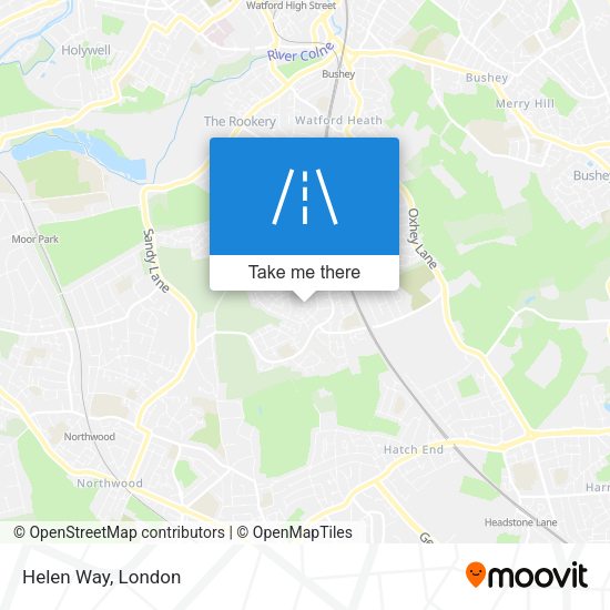 Helen Way map