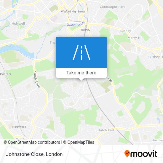 Johnstone Close map