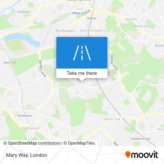 Mary Way map