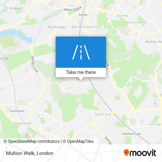 Mullion Walk map