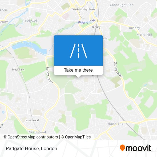 Padgate House map