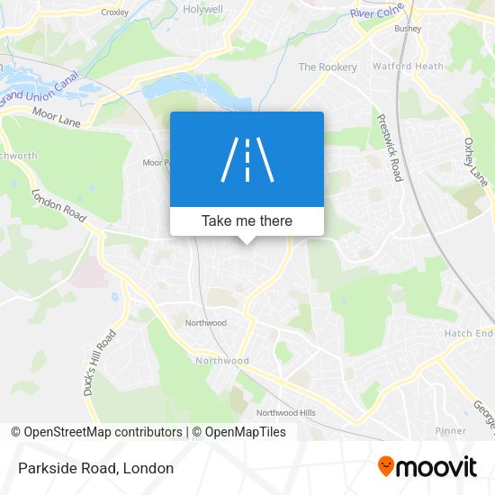 Parkside Road map