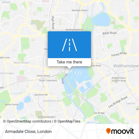 Armadale Close map