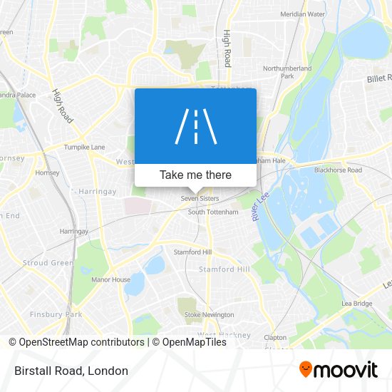 Birstall Road map