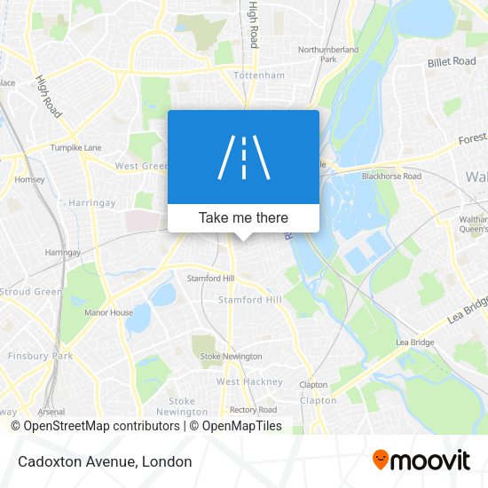 Cadoxton Avenue map
